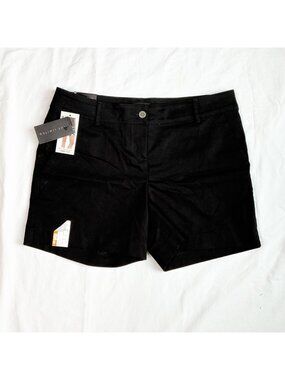 NWT The Limited Black Tailored Shorts Womens Size 12 Classic Minimalist
